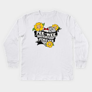 Pee Wee Herman Forever - Paul Reubens Tribute Kids Long Sleeve T-Shirt